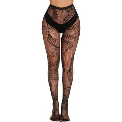 Women Sexy High Waist Black Pantyhose Thigh Stocking Lingerie Hosiery Mesh Socks